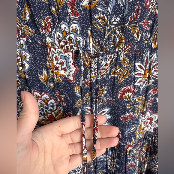 Velvet by Graham & Spencer Floral Mini Dress - Blue and Red - Picture 6 of 10